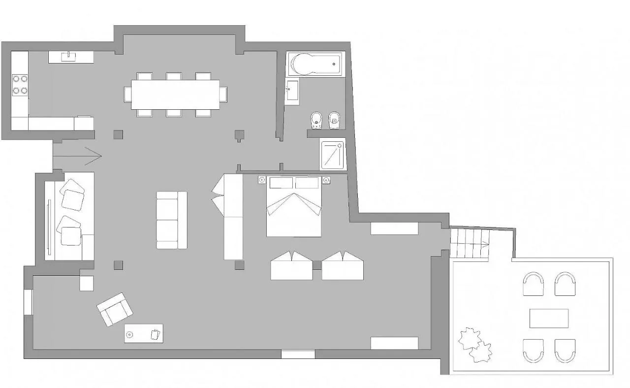 Ca' Del Monastero 7 Collection Bright Apartment With Terrace Venice 0*,  Italy